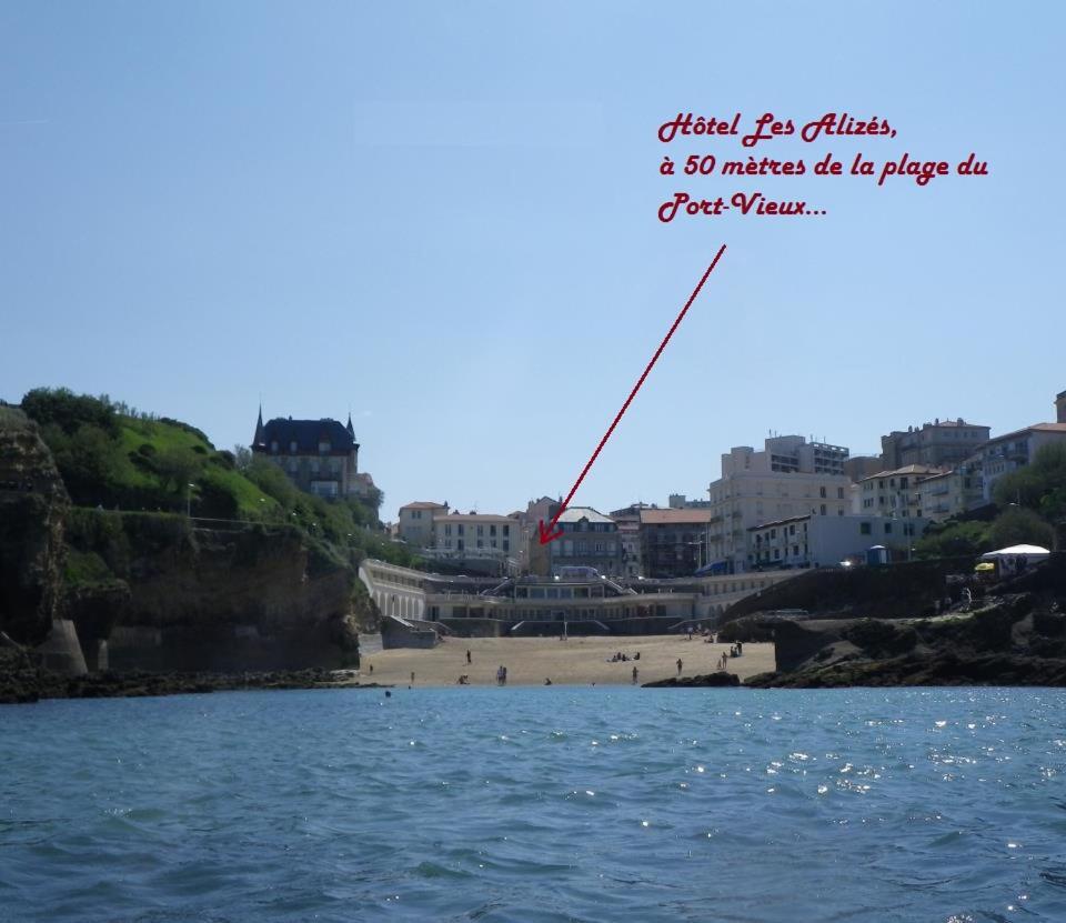 Hotel Les Alizes Biarritz Exterior foto